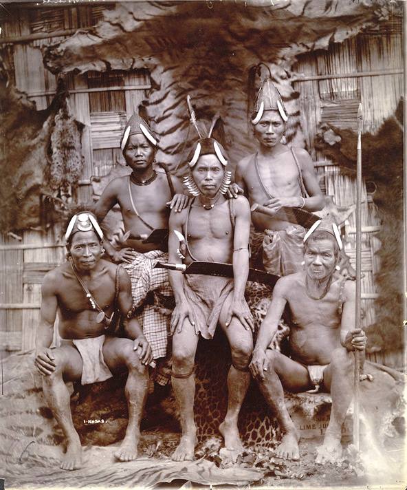 Rbsi Nagas This Photograph Of Naga Tribesmen Was Taken By