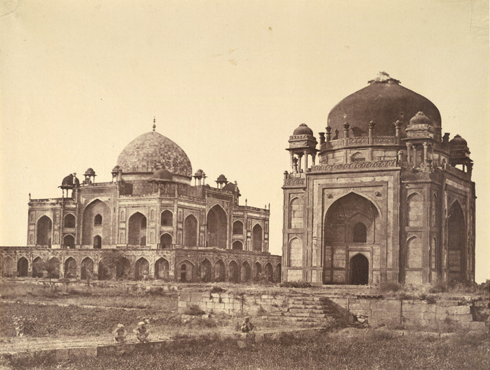 RBSI - Humayon's Tomb, Delhi [with the Babur's Tomb (?) in the ...